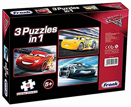 Frank Jigsaw Puzzle 3 in 1 11314 Cars 3