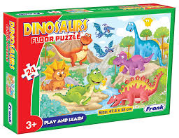 Frank 12510 Play And Learn Floor Puzzle Dinosaurs