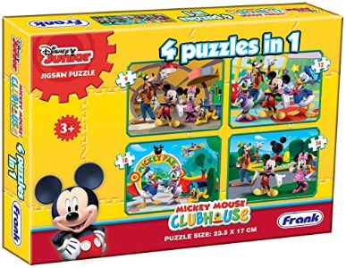 Frank Jigsaw Puzzle 4 in 1 12901 Mickey Mouse Clubhouse