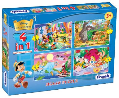 Frank Jigsaw Puzzle 4 in 1 12905 Disney Classics