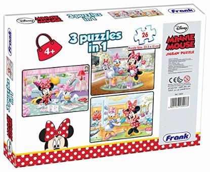Frank Jigsaw Puzzle 3 in 1 13903 Minnie Mouse