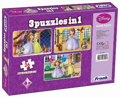 Frank Jigsaw Puzzle 3 in 1 13905 Sofi a the First