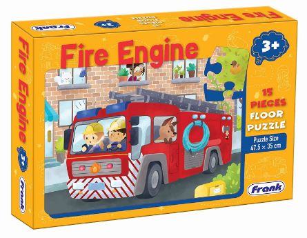 Frank 15201 Play And Learn Floor Puzzle Fire Engine