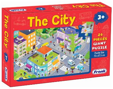 Frank 15302 Play And Learn Giant Floor Puzzle The City