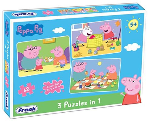 Frank Jigsaw Puzzle 3 in 1 60407 Peppa Pig