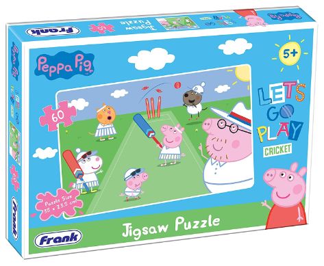 Frank Jigsaw Puzzle 60411 Peppa Pig: Lets Go Play Cricket