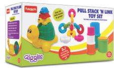 Funskool Games 1073500 Pull Stack N Link Toy Set