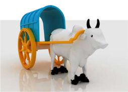 Funskool Games 5105800 Bullock Cart