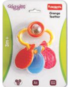 Funskool Games 9647000 Orange Teether Rattle