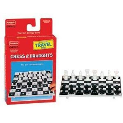 Funskool Games 4995000 Travel Chess and Draughts