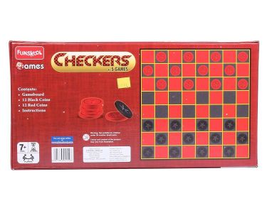 Funskool Games 9415000 Checkers +5