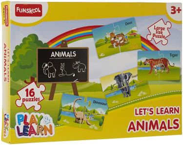 Funskool Games 9421300 LETS LEARN ANIMALS