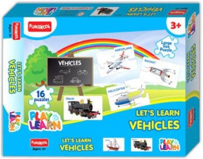 Funskool Games 9421700 LETS LEARN VEHICLES