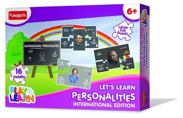 Funskool Games 9425500 LETS LEARN PERSONALITIES (INTERNATIONAL EDITION)