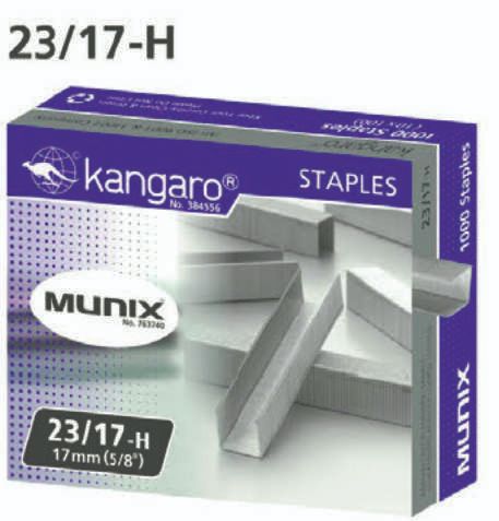 Kangaro Stapler Pin 23 SERIES, No.23/17-H