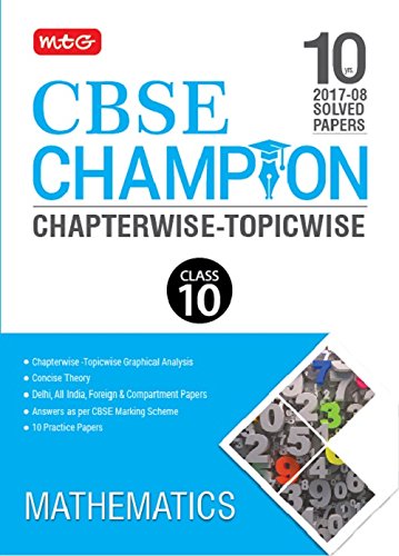 MTG CBSE Champion Chapterwise & Topicwise Mathematics