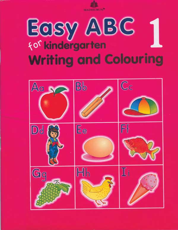 Madhuban Easy Abc For Kindergarten 1 Writing And Colouring