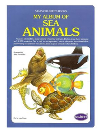 Navneet My Album Book Number Sea Animals