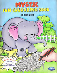 Navneet Mystic Fun Colouring Book At the Zoo