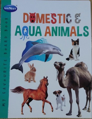 Navneet Vikas Board Books Gujarati Domestic Animal