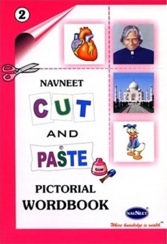 Navneet Cut and Paste Pictorial Wordbook Book 2