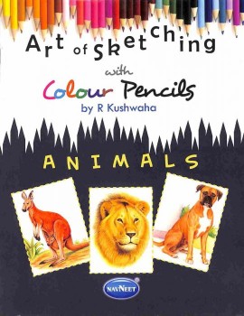Navneet Art of Sketching with Colour Pencils Animals