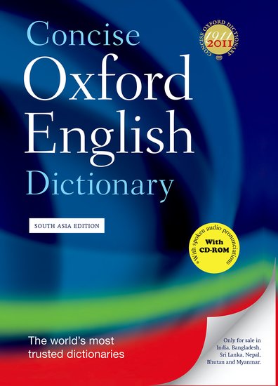 Oxford Concise Oxford English Dictionary
