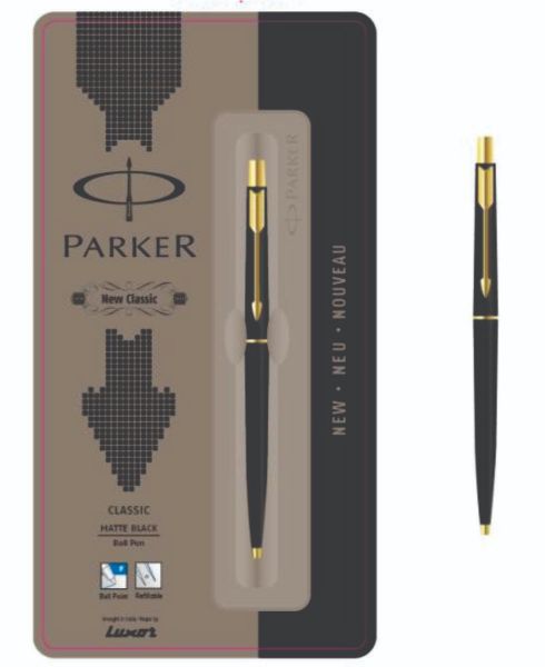 Parker Classic Matte Black Ball Pen GT