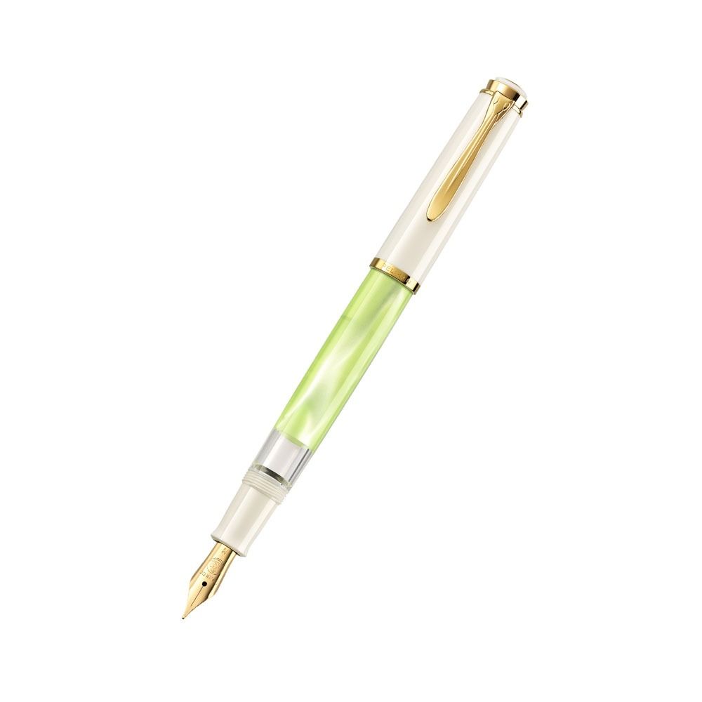 Pelikan M200 Pastel-Green Fountain Pen Extra Fine Nib