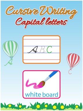 Prachi My CURSIVE WRITING Capital Letter A