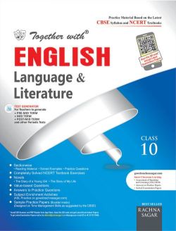 Together With Latest CBSE Sample Paper with Solution English Language and Literature based on NCERT Practice Material Class X 2020