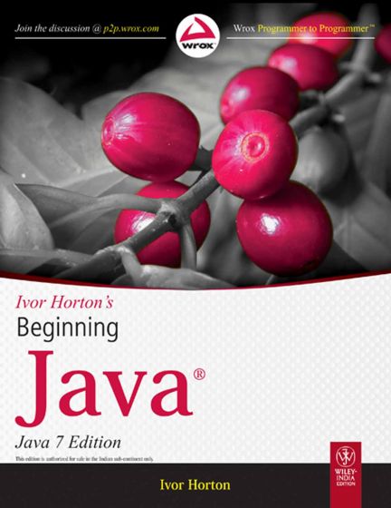 Wileys Ivor Horton's Beginning Java, 7ed