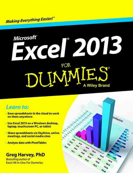 Wileys Microsoft Excel 2013 for Dummies, Book + dvd Bundle, w/cd