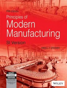 Wileys Principles of Modern Manufacturing, 5ed, SI Version | IM
