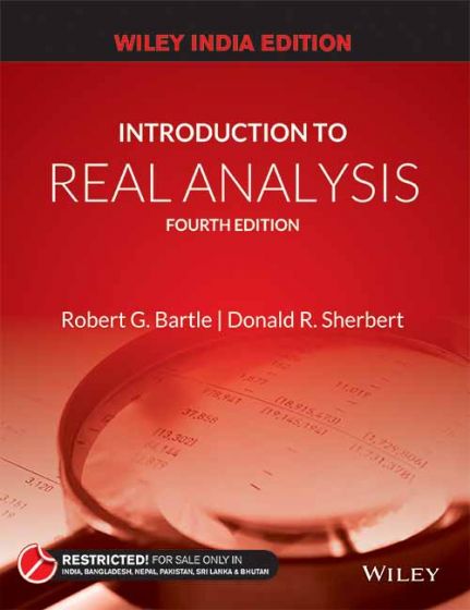 Wileys Introduction to Real Analysis, 4ed | IM | BS