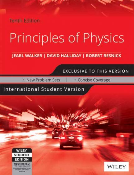 Wileys Principles of Physics, 10ed, ISV | BS