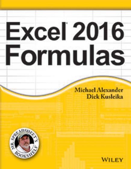 Wileys Excel 2016 Formulas