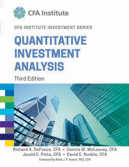 Wileys Quantitative Investment Analysis, 3ed | IM