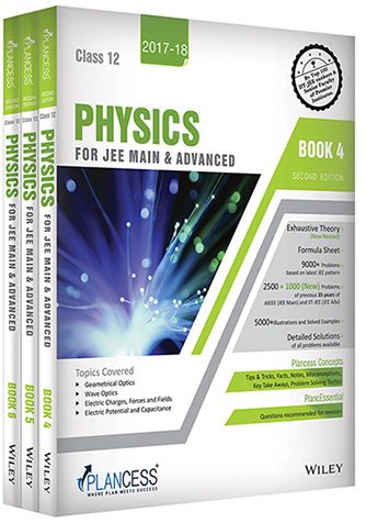Wileys Plancess Study Material Physics for JEE, Class 12 , 2ed (set of 3 books)