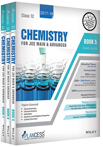 Wileys Plancess Study Material Chemistry for JEE Main and Advanced Class 12 ,2ed (3 books set)
