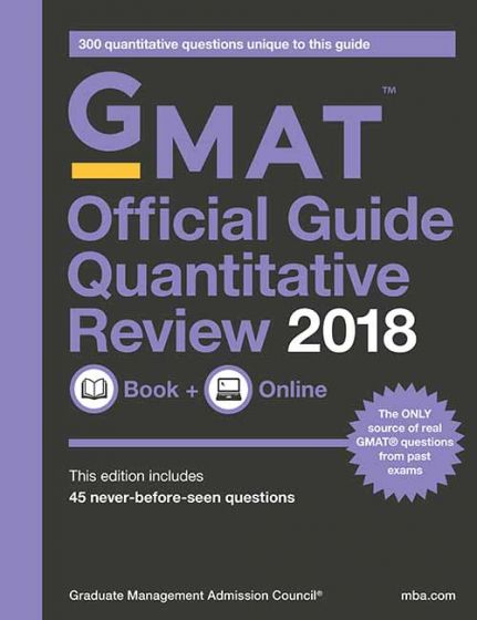Wileys GMAT Official Guide 2018 Quantitative Review Book + Online | BS