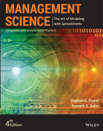 Wileys Management Science, 4ed: The Art of Modeling with Spreadsheets | IM | e