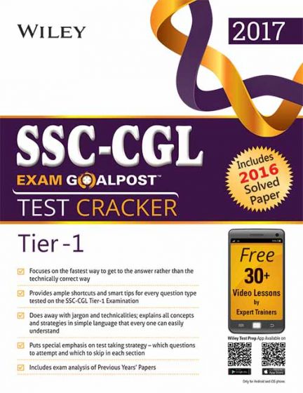 Wileys SSCCGL Exam Goalpost Test Cracker, Tier1, 2017ed