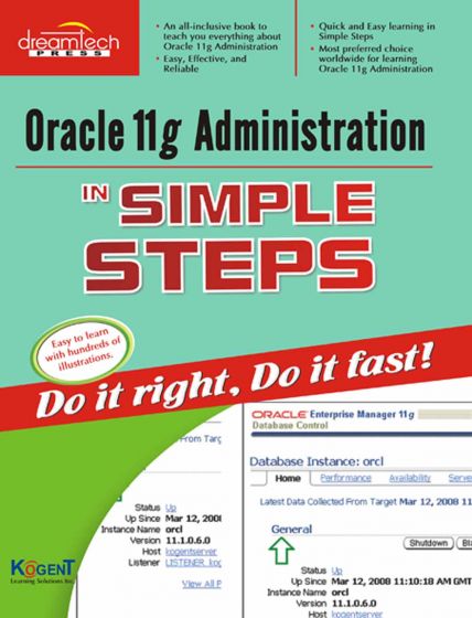 Wileys Oracle 11g Administration in Simple Steps | e