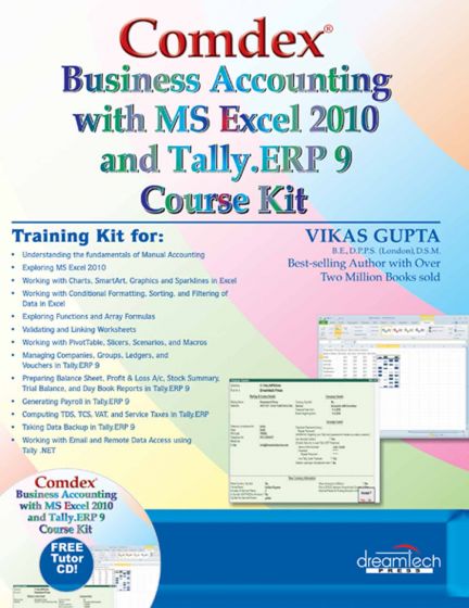 Wileys Comdex Business Accounting with MS Excel and Tally ERP 9 Course kit, w/cd