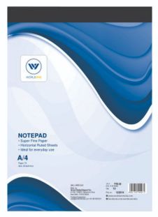 Worldone Note Pad Ruled A4