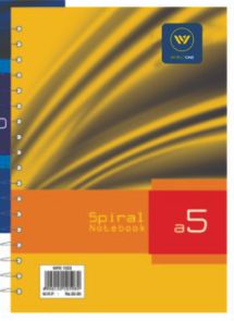Worldone Sprial Notebook Ruled A5