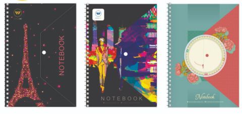 Worldone Tich Botton A6 Spiral Notebook 