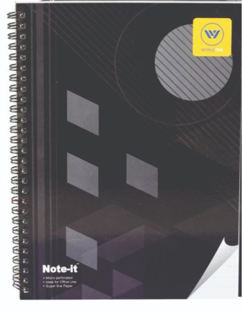 Worldone Note it Wiro Spiral Notebook B5