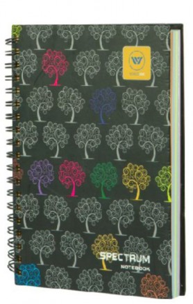 Worldone Spectrum Wiro Spiral Ruled Notebook B5